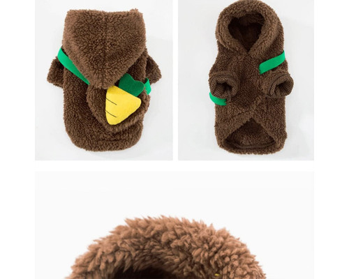 Светр для собак і котів No Brand Тедді 2011SXSL5932 Brown S 13135-84828