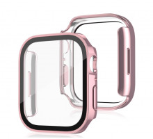 Захисний чохол зі склом Choice 2 для Apple Watch 40 мм Рожевий