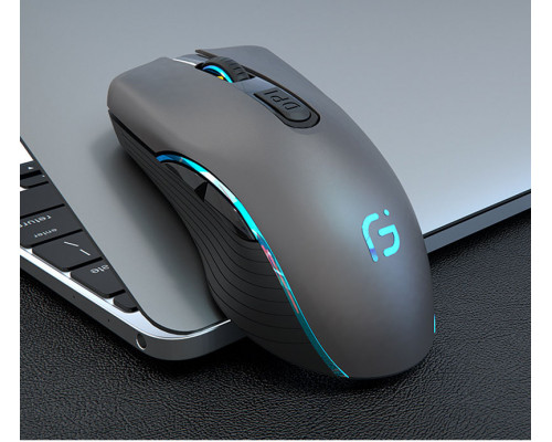 Мишка бездротова ігрова Gamousе X9 з акумулятором та підсвіткою Gray Мишка бездротова ігрова Gamousе X9 з акумулятором та підсвіткою Gray