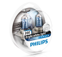 Автолампа PHILIPS 12342CVSP H4 60/55W 12V P43t CristalVision+2xW5W