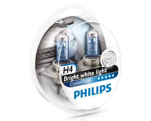 Автолампа PHILIPS 12342CVSP H4 60/55W 12V P43t CristalVision+2xW5W Автолампа PHILIPS 12342CVSP H4 60/55W 12V P43t CristalVision+2xW5W