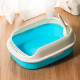 Туалет для кішок з лопаткою Taotaopets 226611 Blue 40х29х13.5 см