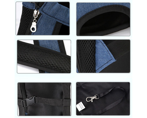 Рюкзак-кенгуру для тварин No Brand A01002-CO Jeans XL 13090-83639