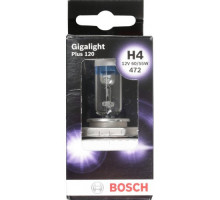 Автолампа BOSCH Gigalight Plus120 H4 60/55W 12V P43t (1987301160) 1шт./бокс