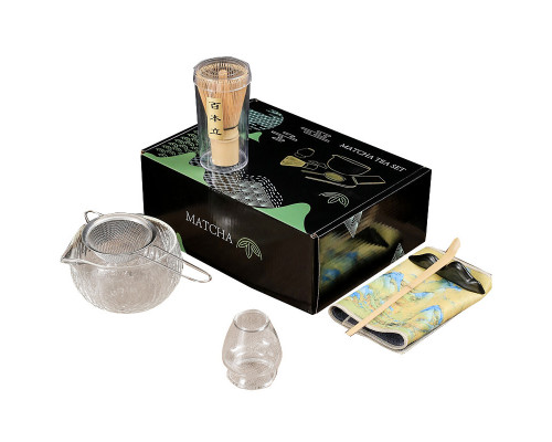 Набір для приготування чаю матчу Mavanto 5465 7 предметів Прозорий (12714-81136)