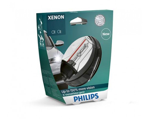 Автолампа ксенон PHILIPS 42403XV2S1 D3S 42V 35W PK32d-5 X-tremeVision gen2 +150% Автолампа ксенон PHILIPS 42403XV2S1 D3S 42V 35W PK32d-5 X-tremeVision gen2 +150%