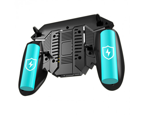 Бездротовий геймпад тригер для смартфонів Union PUBG Mobile AK77 з вентилятором та акумулятором на 4000 mAh Чорний (039) Бездротовий геймпад тригер для смартфонів Union PUBG Mobile AK77 з вентилятором та акумулятором на 4000 mAh Чорний (039)