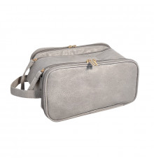 Жіноча косметичка No Brand BK-HZB-07 28x16x16 см Gray (12899-82833)
