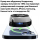 Охолодження вентилятр Dobe Мемо для телефону з RGB та елементом пельтьє та бездротовою зарядкою 03 Чорний