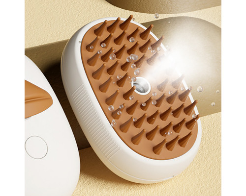 Гребінець для чищення та видалення вовни Taotaopets 0910006 Beige 13174-84408