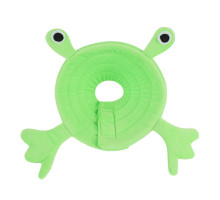 М'який комір-подушка для котів Lesko DT-613 післяопераційний M Green Frog (12484-76176)