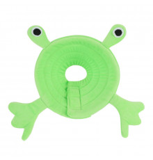 М'який комір-подушка для котів Lesko DT-613 післяопераційний M Green Frog (12484-76176)
