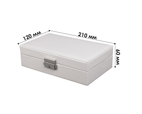 Скринька для прикрас Casegrace SP-01155 21х12 см White 13161-83885