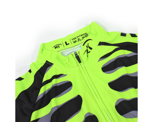 Чоловічий велокостюм KIDITO KM-CT-18 Skeleton Green 4XL Чоловічий велокостюм KIDITO KM-CT-18 Skeleton Green 4XL