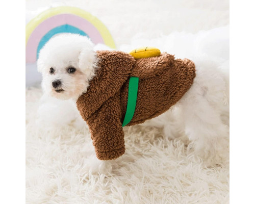 Светр для собак і котів No Brand Тедді 2011SXSL5932 Brown S 13135-84828