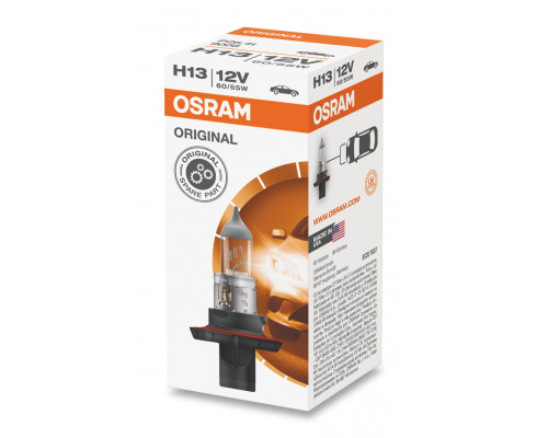 Галогенова лампа Osram 9008 H13 60/55W 12V P26 5t Галогенова лампа Osram 9008 H13 60/55W 12V P26 5t