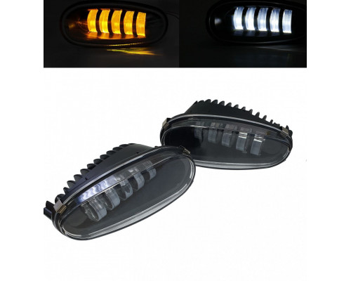 Комплект протитуманних LED фар AllLight для автомобілів Daewoo 5 лінз 50W 2 шт Комплект протитуманних LED фар AllLight для автомобілів Daewoo 5 лінз 50W 2 шт