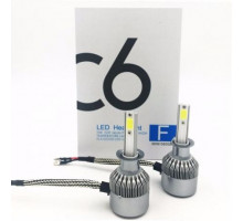 Комплект LED ламп C6 HeadLight H3 12v COB