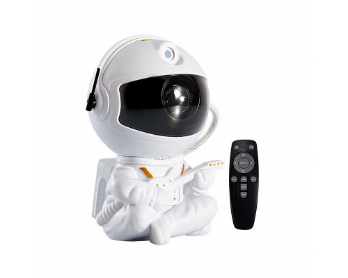 Проектор-нічник No Brand HR-F2 White Астронавт із гітарою 12,5х7,6 см 13059-83040
