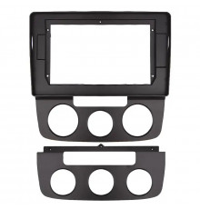 Перехідна рамка No Brand 10.1" Volkswagen Jetta 2005-2009 Golf 2003-2008 Manual AC (6881)