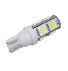 Світлодіодна лампа AllLight T10 9 діодів 5050 W2,1x9,5d 12V WHITE