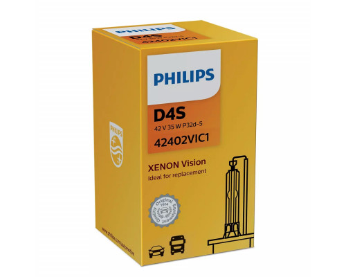 Автолампа ксенон PHILIPS 42402VIC1 D4S 35W P32d-5 Vision Автолампа ксенон PHILIPS 42402VIC1 D4S 35W P32d-5 Vision
