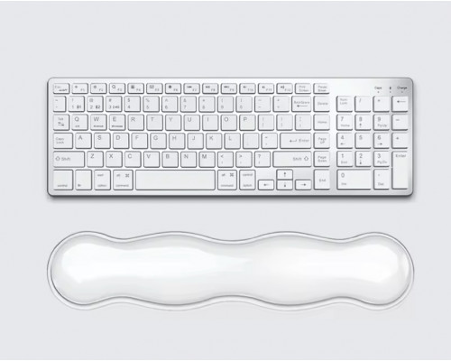 Килимок підставка під руки комп'ютерний Neon 36х8 см Прозорий