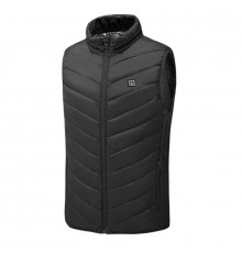 Жилетка з підігрівом Lesko M01-9 3XL Black