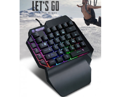 Ігрова провідна клавіатура з підсвічуванням Sundy PUBG Mobile Keyboard G01 USB Black Ігрова провідна клавіатура з підсвічуванням Sundy PUBG Mobile Keyboard G01 USB Black