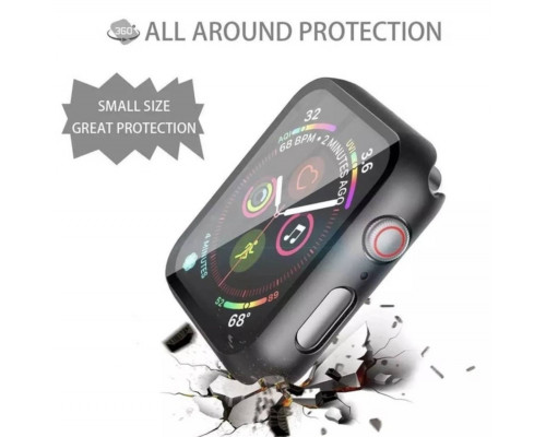 Захисний чохол зі склом Choice для Apple Watch 45 мм Чорний Захисний чохол зі склом Choice для Apple Watch 45 мм Чорний