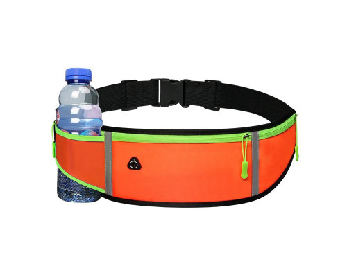 Спортивна сумка на пояс EasyRun з кишенею на пляшку Вологостійка Orange (553514325) Спортивна сумка на пояс EasyRun з кишенею на пляшку Вологостійка Orange (553514325)