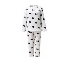 Жіноча піжама Lesko 2023 Bow 2XL White-Black