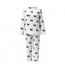 Жіноча піжама Lesko 2023 Bow 2XL White-Black