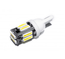 Світлодіодна лампа AllLight T10 10 діодів 7014 W2,1x9,5d 12V WHITE