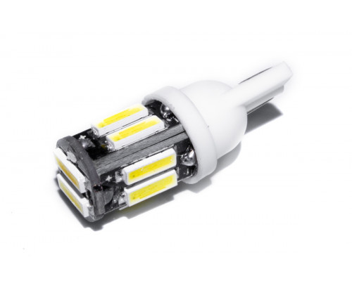 Світлодіодна лампа AllLight T10 10 діодів 7014 W2,1x9,5d 12V WHITE Світлодіодна лампа AllLight T10 10 діодів 7014 W2,1x9,5d 12V WHITE
