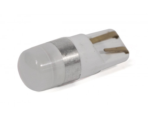 Світлодіодна лампа StarLight T10 2 діода 2835 12V 0,5W WHITE / матова лінза / пластиковий цоколь / сірий обід Світлодіодна лампа StarLight T10 2 діода 2835 12V 0,5W WHITE / матова лінза / пластиковий цоколь / сірий обід
