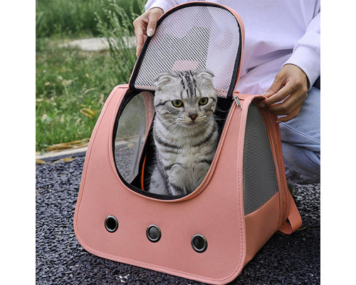 Рюкзак-перенесення для котів MoorPet 257711 31х30 см Peach 12982-84061