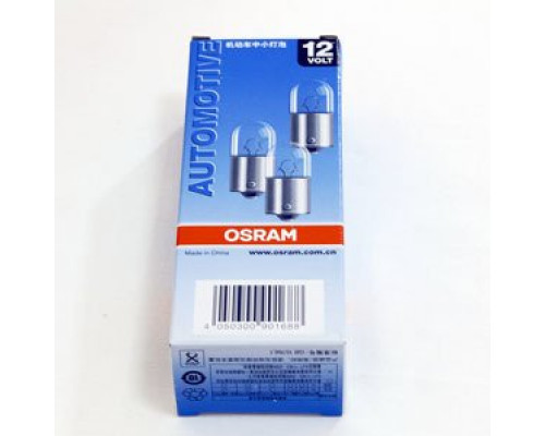 Автолампа ук. OSRAM 5007 R5W 12V BA15s 10X5 Автолампа ук. OSRAM 5007 R5W 12V BA15s 10X5