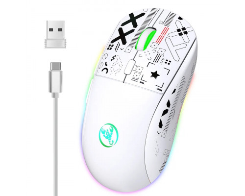 Миша бездротова Imice HYSJ Т90 2.4G + Bluetooth White Миша бездротова Imice HYSJ Т90 2.4G + Bluetooth White