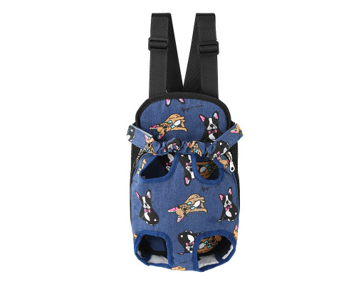 Рюкзак-кенгуру для тварин Lesko SY210814 Dogs L Blue Рюкзак-кенгуру для тварин Lesko SY210814 Dogs L Blue