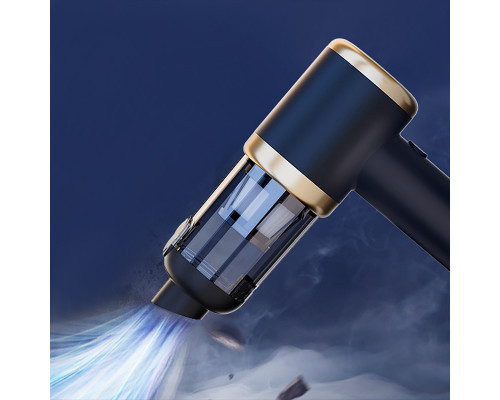 Автомобільний пилосос HELLO LEIBOO T-132 Black+Gold + сумка 120 Вт TYPE-C 2000 mAh Автомобільний пилосос HELLO LEIBOO T-132 Black+Gold + сумка 120 Вт TYPE-C 2000 mAh