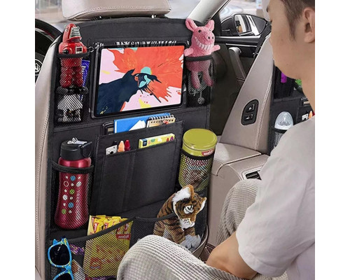 Органайзер на спинку сидіння в автомобіль Icar 61,5х 41,5 см Чорний (С051338)