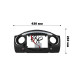 Штатний комплект перехідна рамка 9" Lesko BMW Mini Hatch R50 2000-2006 + адаптер живлення (0000)