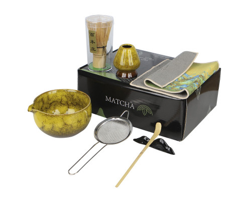 Набір для приготування чаю матча Mavanto 7458 Mustard 7 предметів