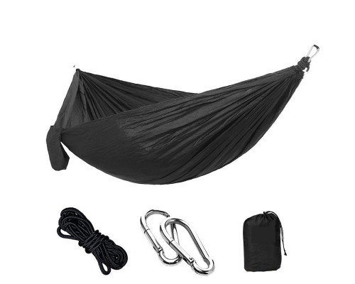 Гамак туристичний підвісний Camp 270x140 см Чорний (C051062)