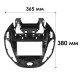 Перехідна рамка 178x102 мм Lesko 2 DIN HEVXM Ford B-Max 2012-2017