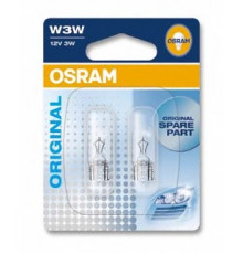 Автолампа ук. OSRAM 2821-02B W3W 12V W2.1X9.5D 10X2 Blister