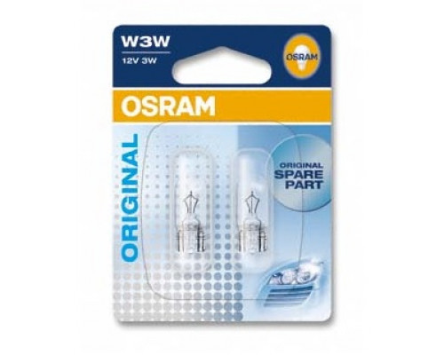 Автолампа ук. OSRAM 2821-02B W3W 12V W2.1X9.5D 10X2 Blister Автолампа ук. OSRAM 2821-02B W3W 12V W2.1X9.5D 10X2 Blister