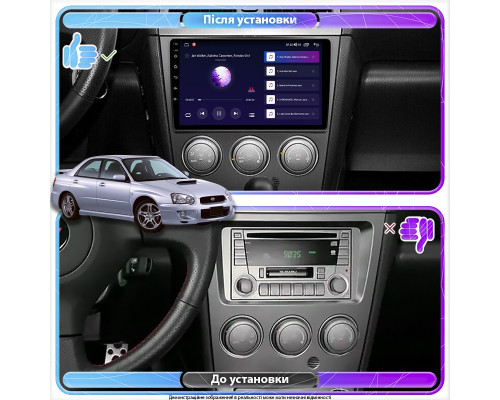 Штатна магнітола 9 Lesko для Subaru Impreza II Рестайлінг 1 2002-2005 2/32Gb CarPlay Prime FTR Штатна магнітола 9 Lesko для Subaru Impreza II Рестайлінг 1 2002-2005 2/32Gb CarPlay Prime FTR