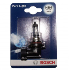 Автолампа BOSCH Pure Light HB4 51W 12V P22d (1987301063) 1шт./блістер
